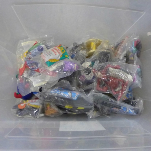 1112 - Two large boxes of McDonalds toys; 1990s-2000s, many still in packets **PLEASE NOTE THIS LOT IS NOT ... 