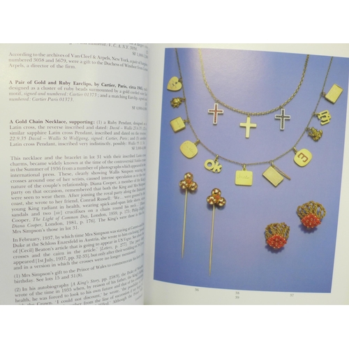 646 - One volume, The Jewels of the Duchess of Windsor, Sotheby's auction, Geneva 1987