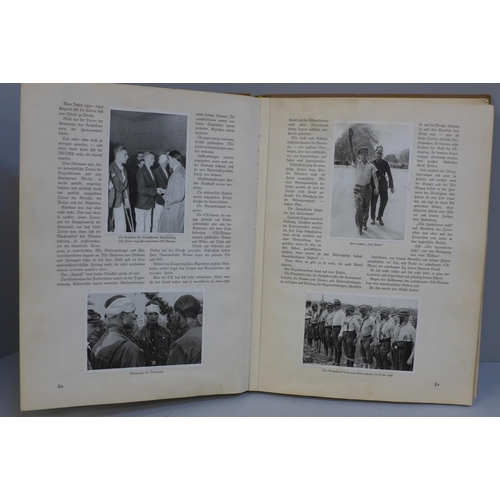 667 - A Third Reich propaganda book 'Deutschland Ermacht' including photographs of Adolf Hitler