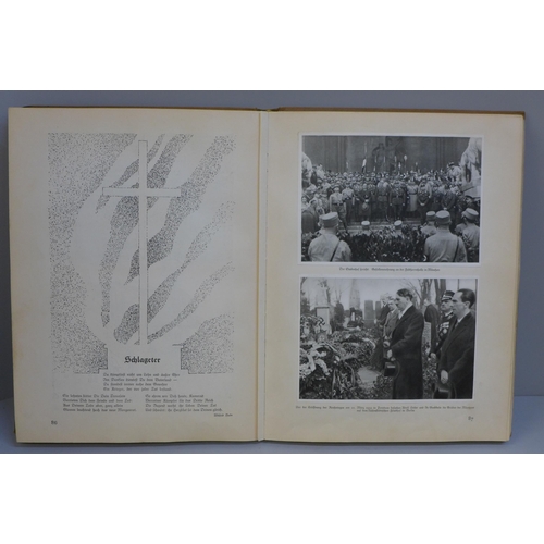 667 - A Third Reich propaganda book 'Deutschland Ermacht' including photographs of Adolf Hitler