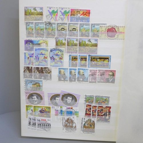 680 - A stock book of Austria stamps, postal history and first day covers