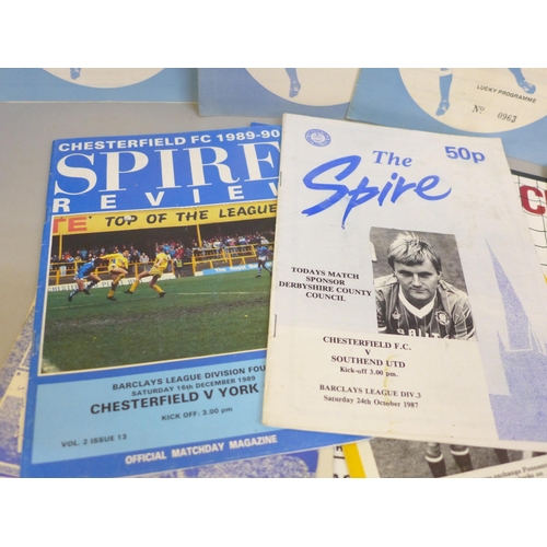 682 - Football memorabilia; football programmes for league games between clubs who are no longer in the Fo... 