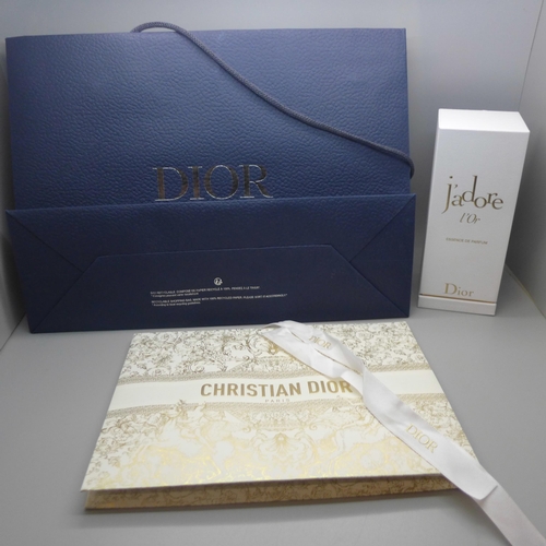 719 - A collection of Dior and Chanel boxes, packaging, ribbons, boxes, etc.