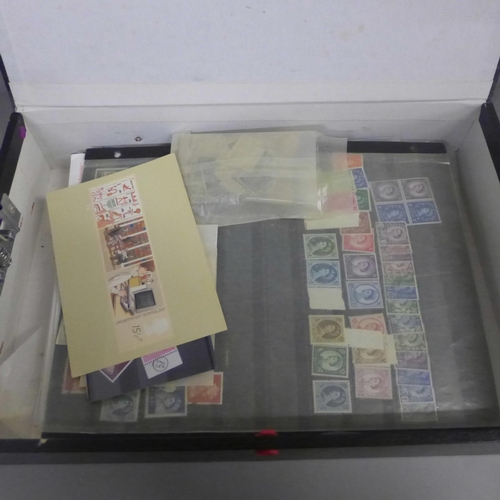 750 - Stamps; an assortment of GB stamps, covers, etc., in box file