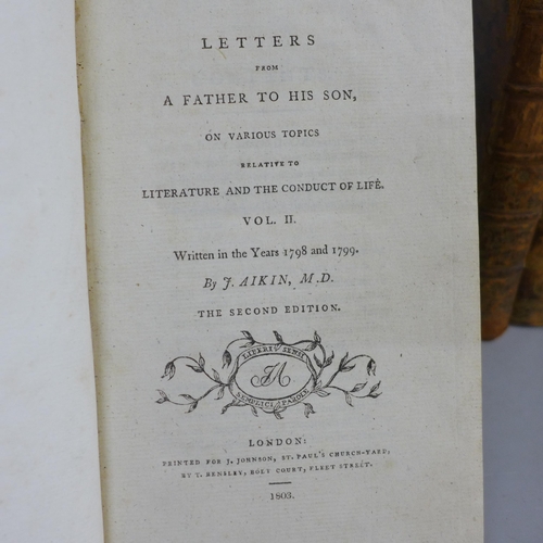 758 - Two volumes of Dictionary of Painters and Engravers, 1889 and five other 1800s books