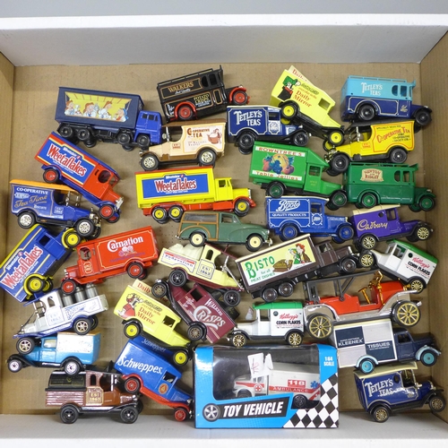 759 - A collection of advertising model vehicles