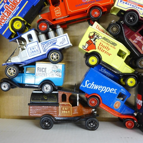 759 - A collection of advertising model vehicles