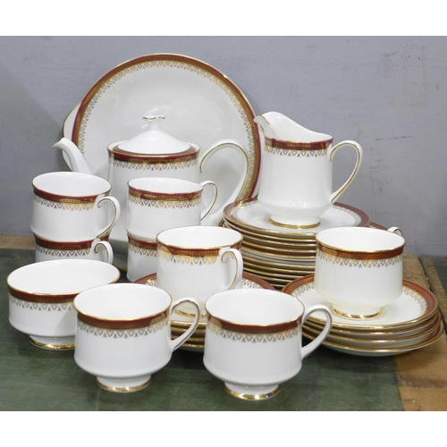 774 - A Royal Albert Paragon China Holyrood pattern tea and dinner service, six setting with additional tw... 