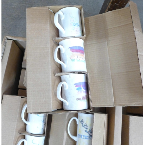 777 - A collection of Royal Malvern mugs; 24 x 6 mug sets (17 large and 7 small), 1 x 5 mug set and 1 x 4 ... 