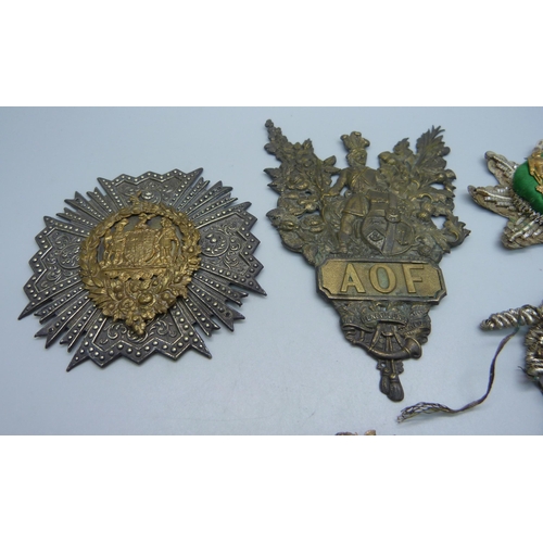 846 - Ancient Order of Foresters badges and accoutrements