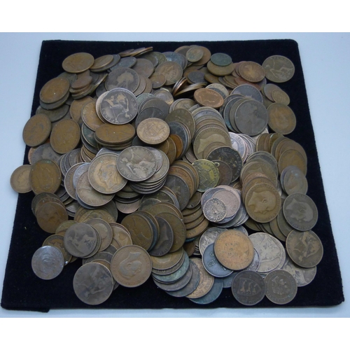 893 - British and foreign copper coins