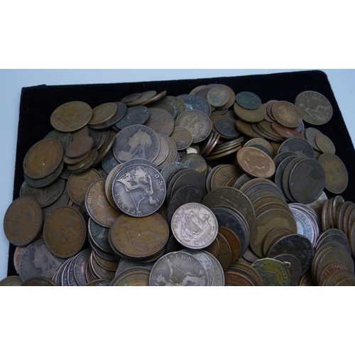 893 - British and foreign copper coins