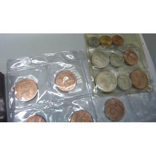 902 - Threepenny bit coins and a decimal coin pack