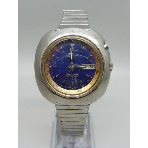 924 - A Seiko Bell-Matic wristwatch, boxed