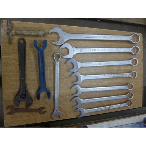 2014 - Approx. 10 spanners mostly Elora