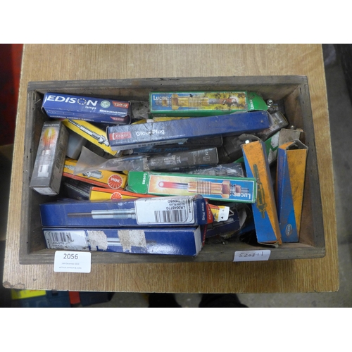 2056 - A quantity of assorted boxed and unused glow plugs