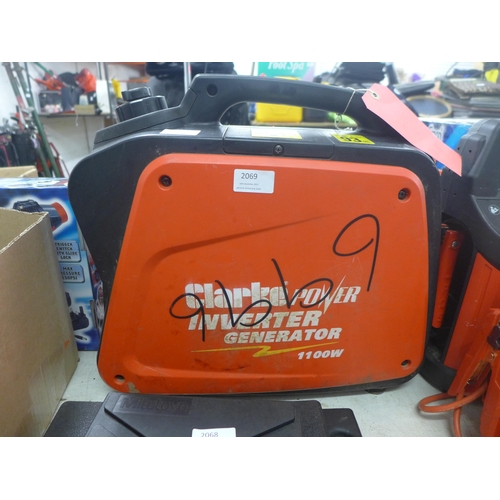 2069 - A Clarke Power 1100w inverter generator