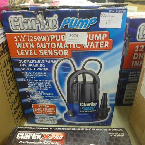 2074 - A Clarke 250w puddle pump