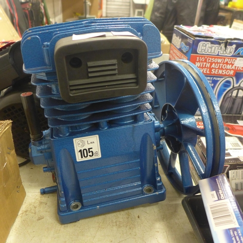 2075 - A Clarke 4HP compressor pump