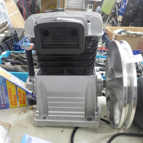 2078 - A compressor motor and pump