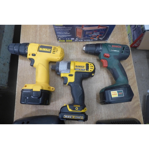 2121 - A Pro User battery charger and Dewalt and Bosch drills