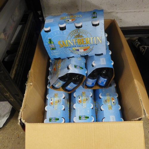 2133 - Nine cases of 8 bottles of Saint-Bertin Premium lager