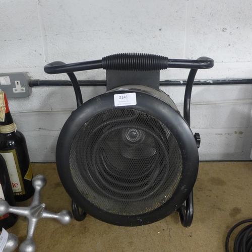 2141 - A Parkside 2.5kw workshop heater