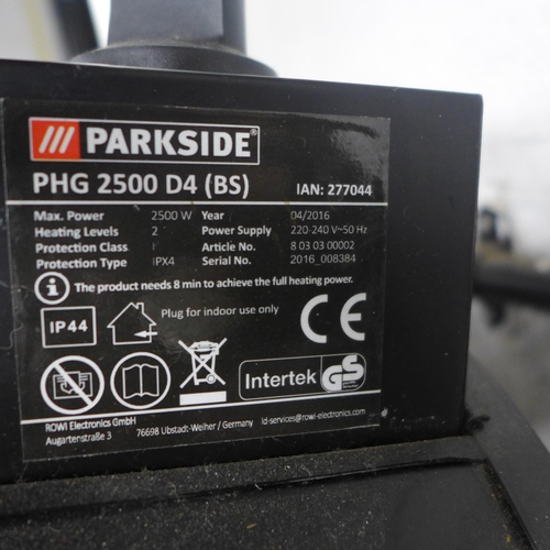 2141 - A Parkside 2.5kw workshop heater