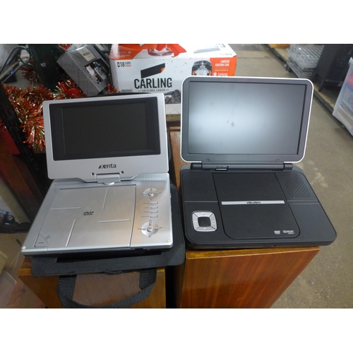 2178 - Two portable DVD players