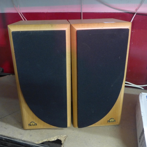 2182 - A pair of Castle speakers