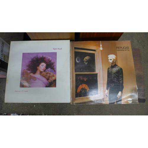 2186 - A selection of LPs including Kate Bush David Bowie and more