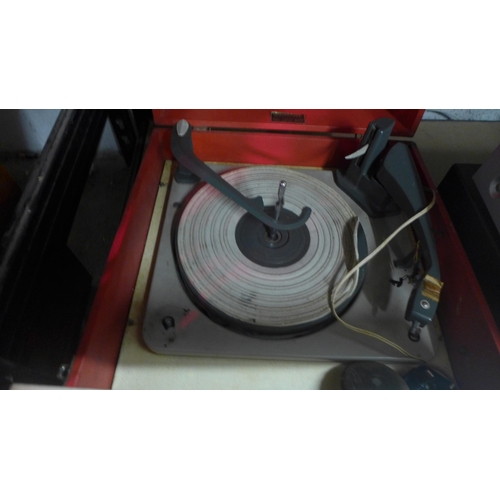 2193 - A Dansette Major Deluxe 21 turntable