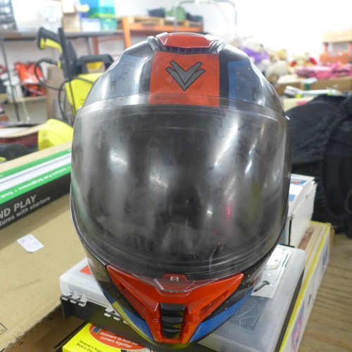 2391 - A Frank Thomas motorbike helmet