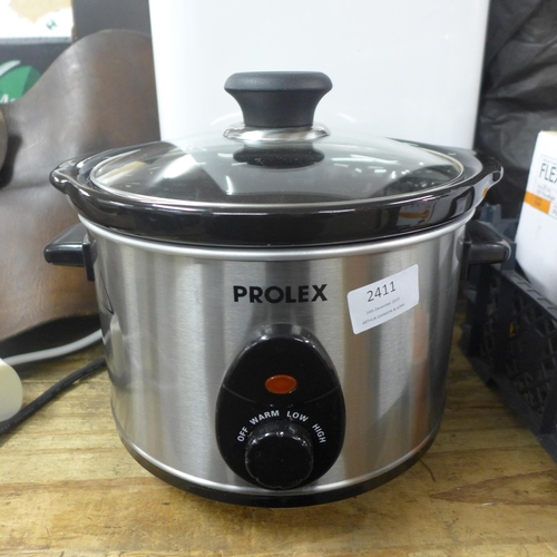 2411 - A prolex 2.5l slow cooker