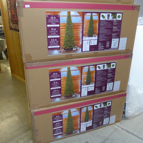 1491 - Polygroup 15ft Pre-Lit Tree, original RRP £1124.90 + VAT * This lot is subject to VAT (4193-1)