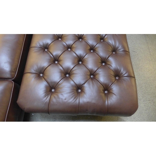 1496 - Allington Brown Footstool (model:- 5151LS), original RRP £608.33 + VAT * This lot is subject to VAT