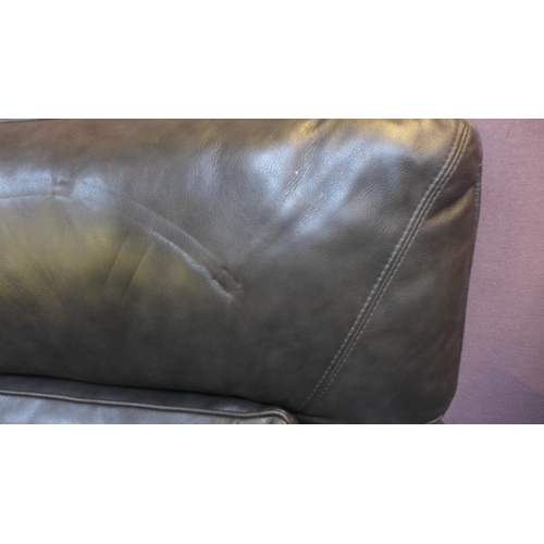 1504 - Maxwell Grey Leather Recliner, original RRP £666.66 + VAT * This lot is subject to VAT     (4193-30)