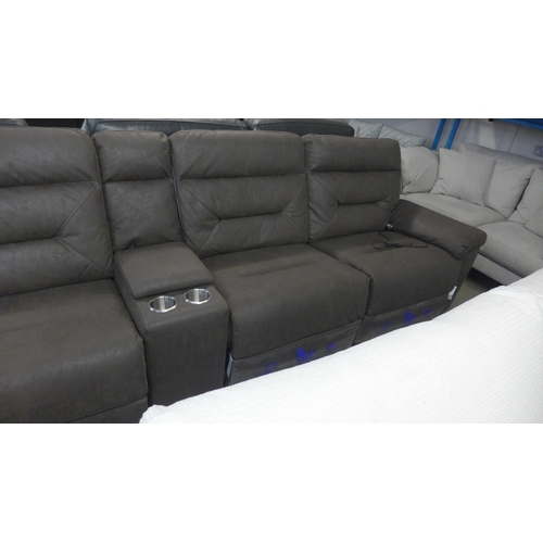 1521 - Justin Brown Sectional Reclining Sofa, original RRP £1833.33 + VAT * This lot is subject to VAT (419... 