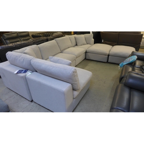 1523 - Lowell seven Piece Modular Sectional Sofa, original RRP £2416.66 + VAT * This lot is subject to VAT ... 