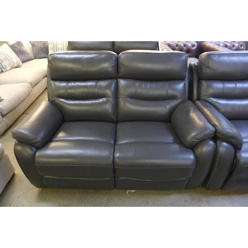 1524 - Fletcher Two Seater Leather Power Recliner sofa, original RRP £983.66 + VAT * This lot is subject to... 