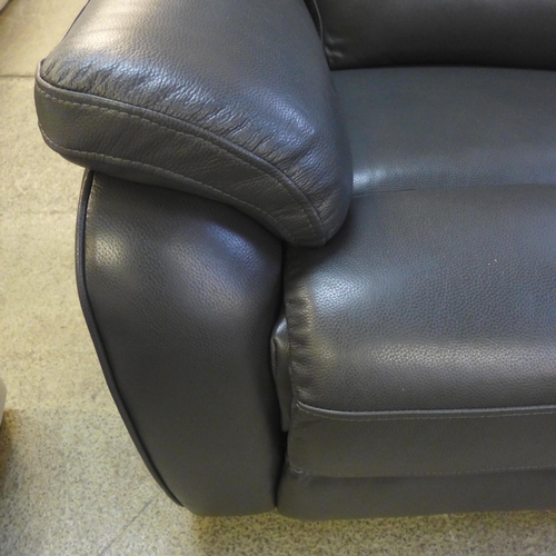 1524 - Fletcher Two Seater Leather Power Recliner sofa, original RRP £983.66 + VAT * This lot is subject to... 