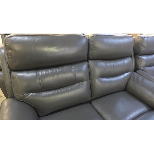 1524 - Fletcher Two Seater Leather Power Recliner sofa, original RRP £983.66 + VAT * This lot is subject to... 