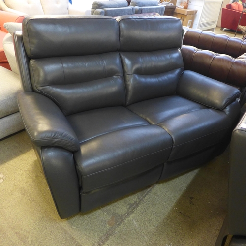 1525 - Fletcher Two Seater Leather Power Recliner sofa, original RRP £983.66 + VAT * This lot is subject to... 