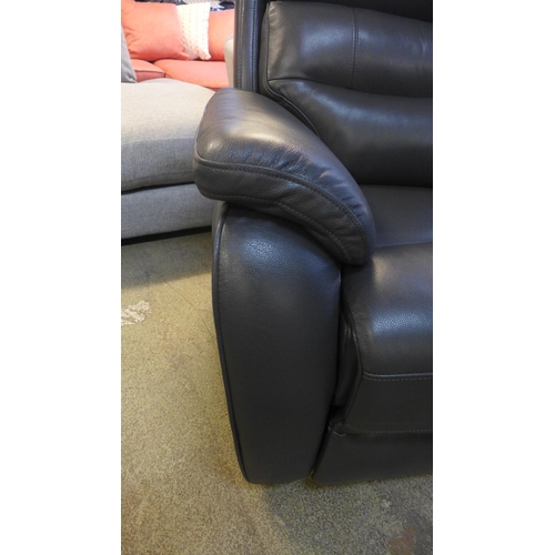 1525 - Fletcher Two Seater Leather Power Recliner sofa, original RRP £983.66 + VAT * This lot is subject to... 