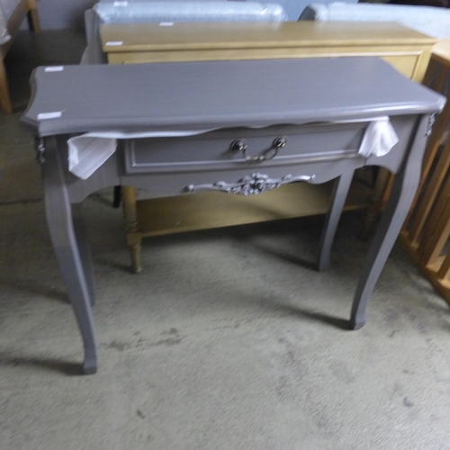 1575 - A grey painted French style console table