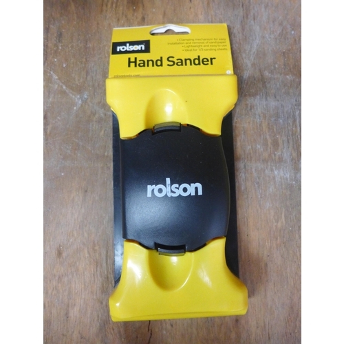 2246 - 10 Rolson hand sanders