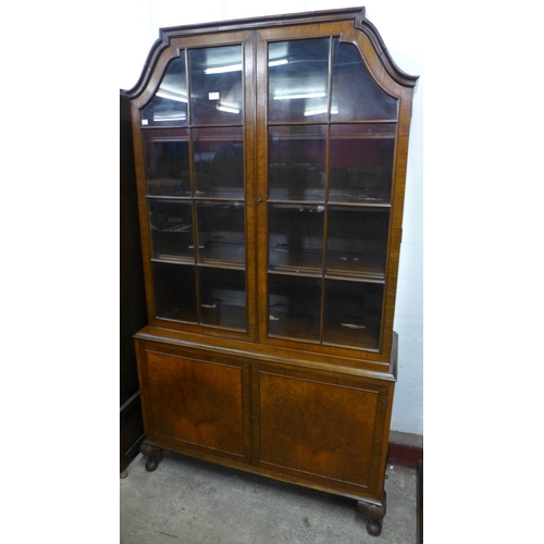 103 - An Art Deco walnut bookcase