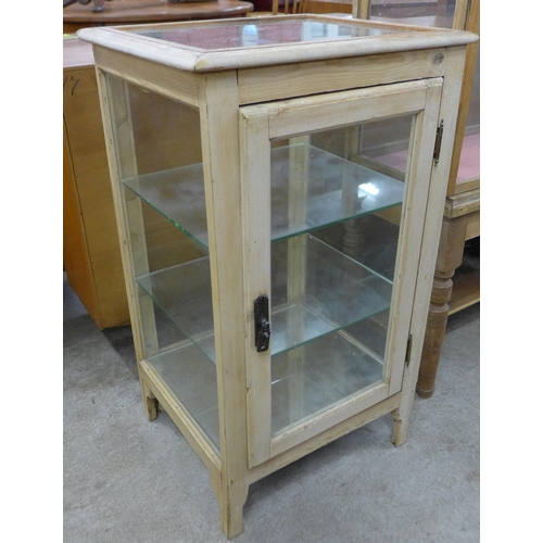 119 - A Victorian pine display cabinet