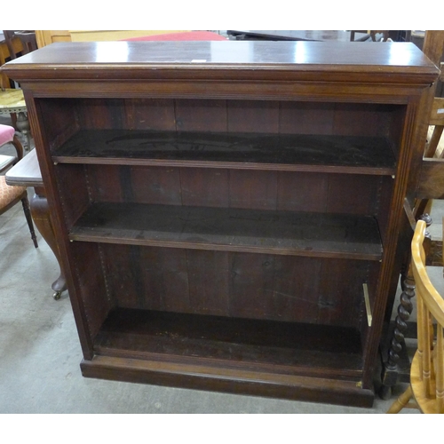 140 - A Victorian mahogany open bookcase