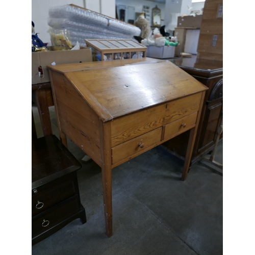 170 - A Victorian pine clerks desk